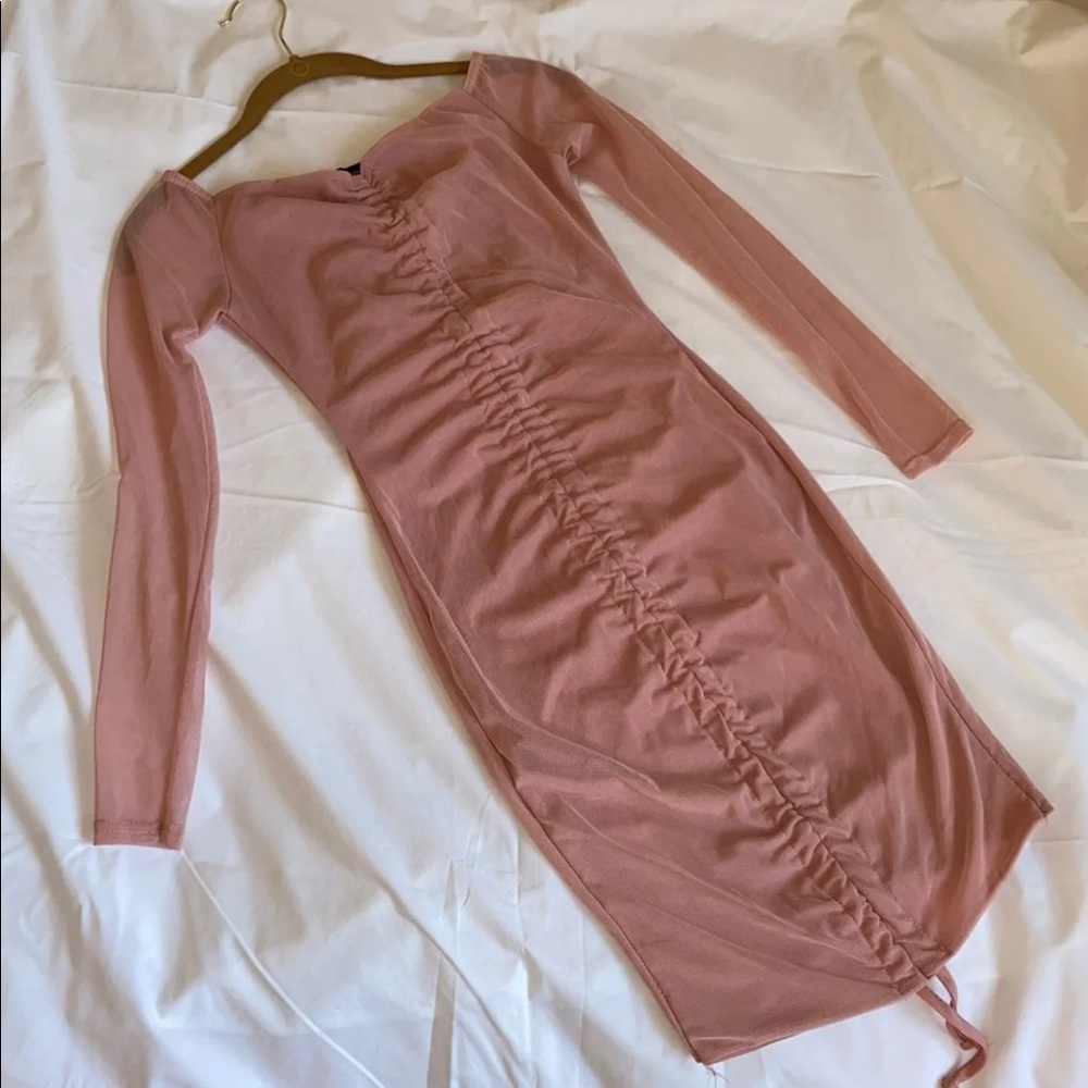 Dusty Rose-Pink Pretty Little Thing Dress